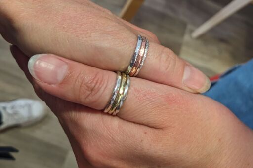 make your own rings in our jewellery making workshops